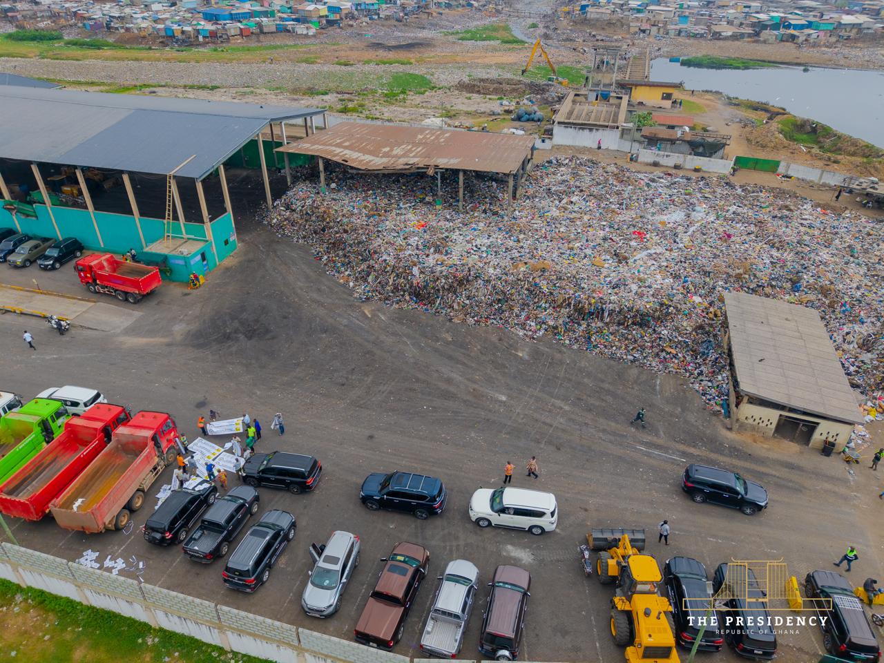 Mahama orders night haulage of Agbogbloshie waste to Adepa Landfill Mahama orders night haulage of Agbogbloshie waste to Adepa Landfill