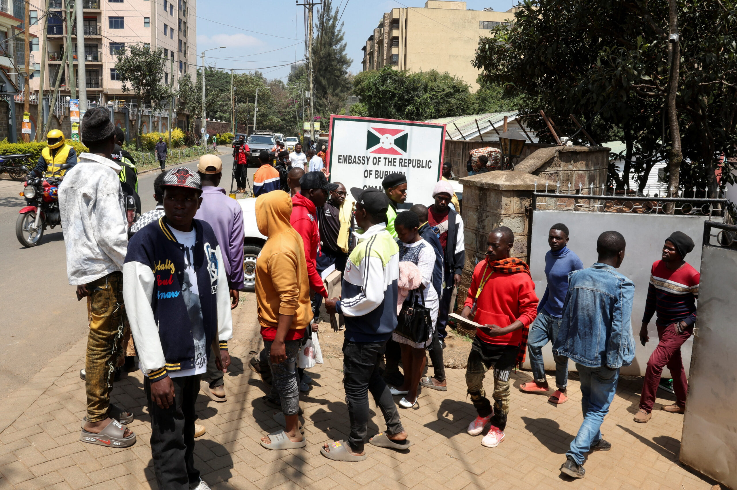 Equatorial Guinea police pull guns on Trump-deported migrants, witnesses say Equatorial Guinea police pull guns on Trump-deported migrants, witnesses say