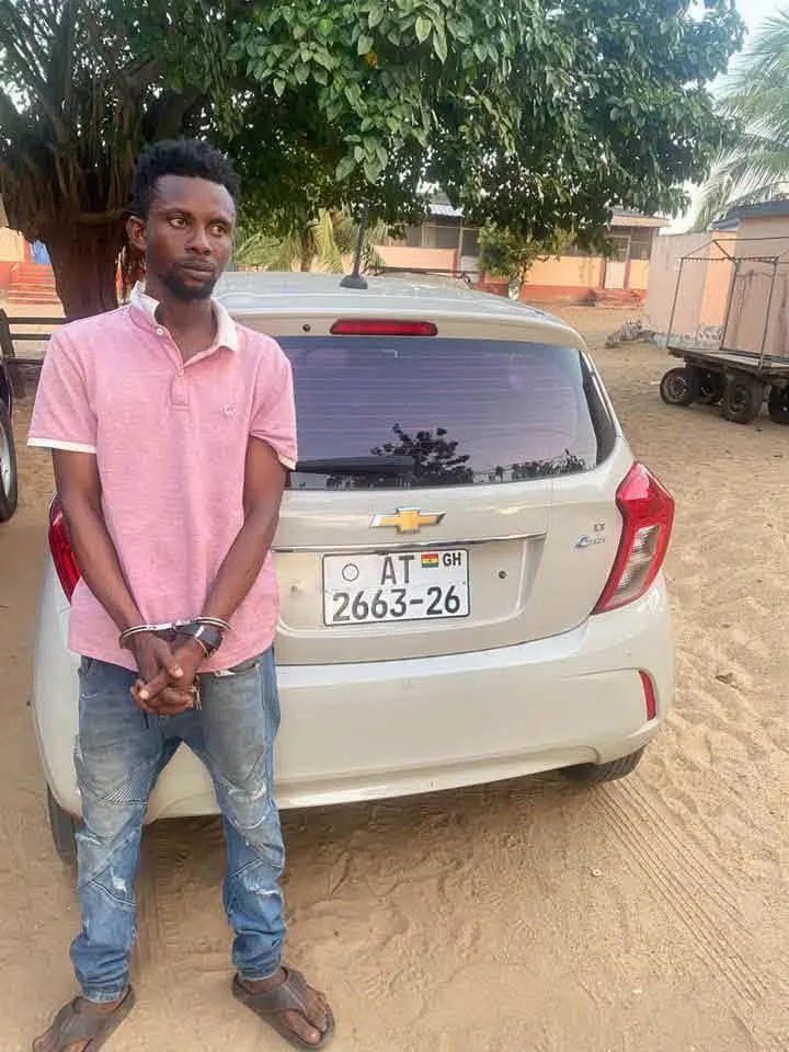 Man, 27, arrested for allegedly stealing Chevrolet Spark at Sakumono Beach Man, 27, arrested for allegedly stealing Chevrolet Spark at Sakumono Beach