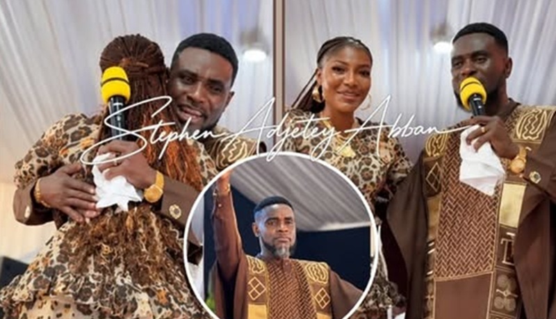 Queen Florence gives Ogyaba warm hug in his church despite Obinim’s warning
