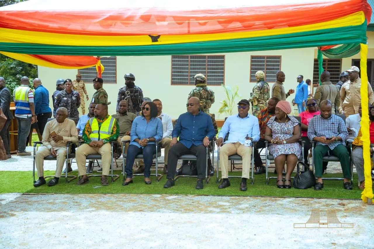 Mahama inspects newly built CHPS compounds in Ahafo Region Mahama inspects newly built CHPS compounds in Ahafo Region