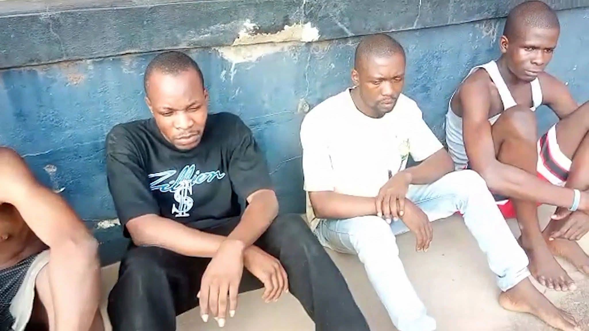 Sunyani: Police arrest eight suspected internet fraudsters over alleged brutal initiation of young man